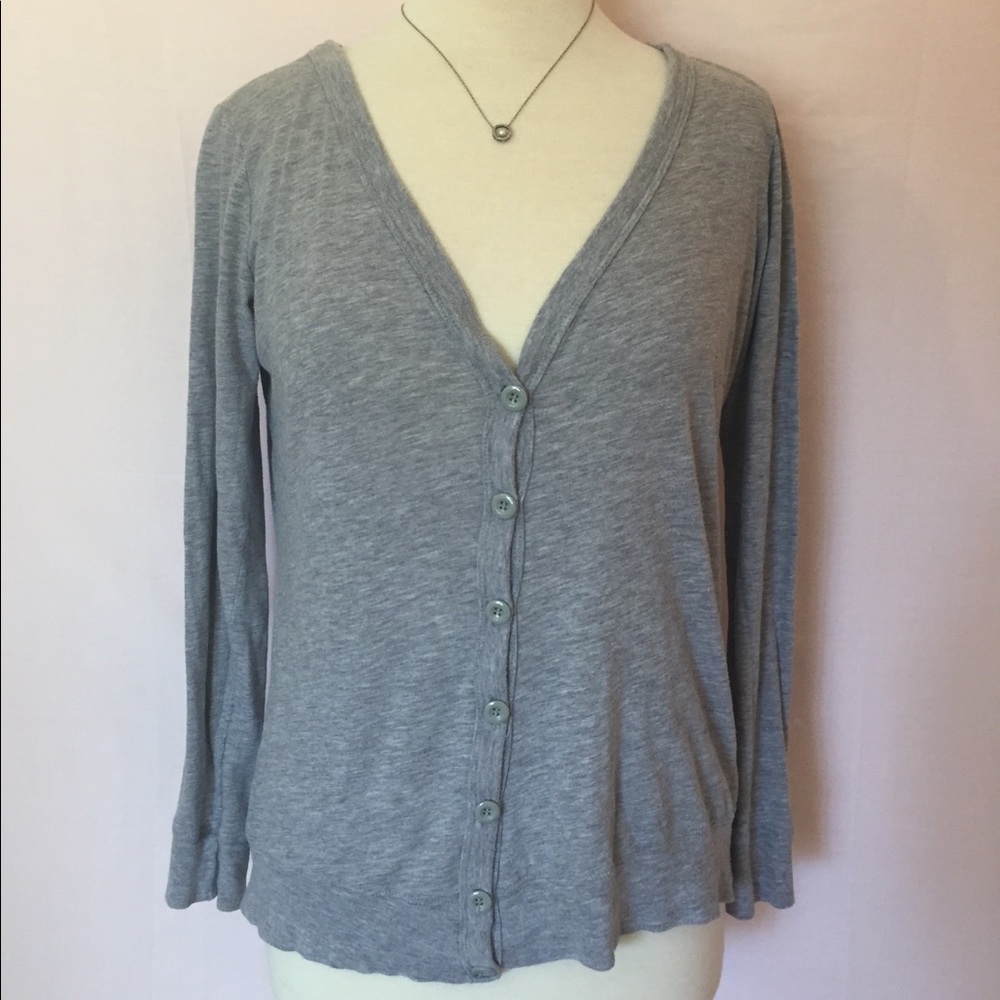 Grey Long Sleeve Button up Shirt